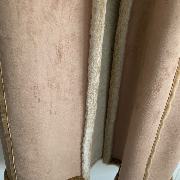 GORGEOUS LADIES UTEX DESIGN FULL-LENGTH FAUX SUEDE COAT SIZE MEDIUM - Picture 5 of 15